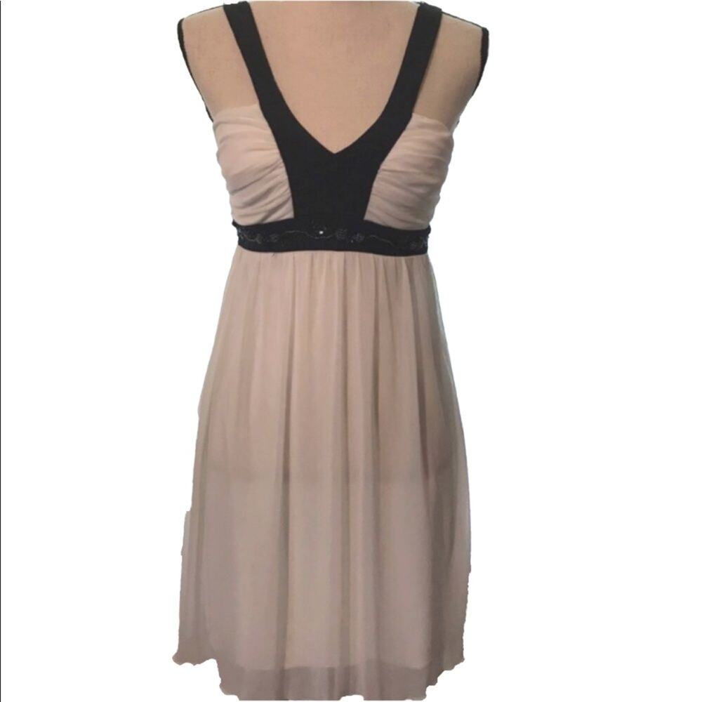 City Triangles Cocktail Dress Formal Prom Black & White Womens Size Medium Lined